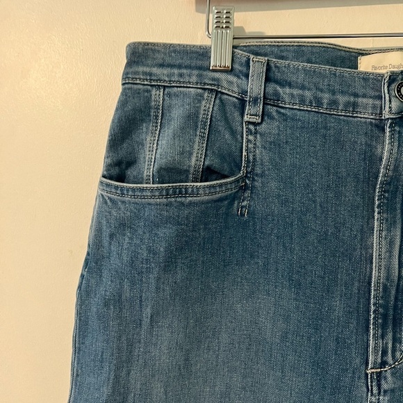 Favorite Daughter The Jordie Super High Rise Wide Leg Jean in Madrid - Picture 7 of 15